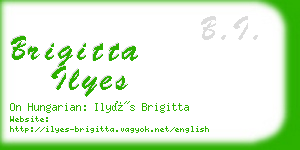 brigitta ilyes business card